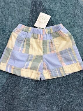 The Beaufort Bonnet Company  TBBC Shelton Shorts Madras 6-12 months NWT